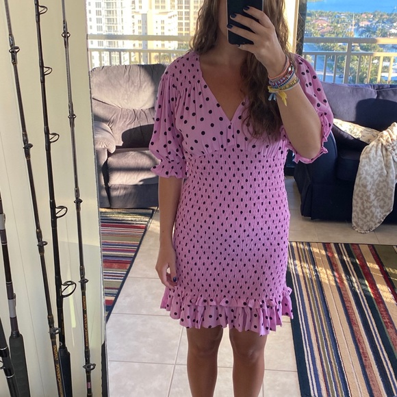 NWT Faithfull The Brand Margherita Mini Dress - Picture 5 of 7